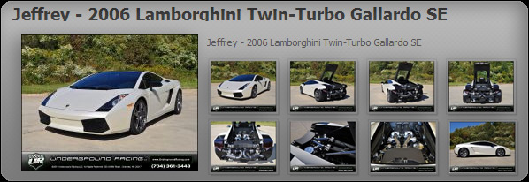 Jeffrey - 2006 Lamborghini Twin Turbo Gallardo SE